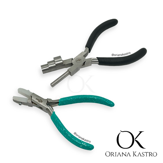 Duo of Pliers, Mandrel Shaper Pliers, Silicone Pliers #8