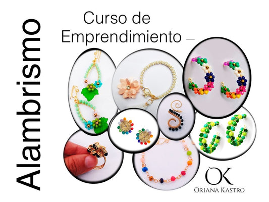 Curso de Bisutería Fina en Alambrismo Nivel 1 - Joyería Artesanal