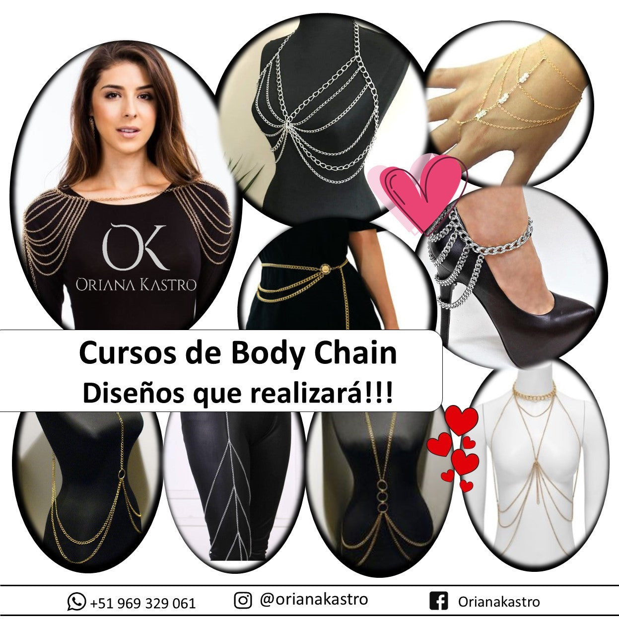 Curso de Body Chain + Curso Gratis para Emprendedoras