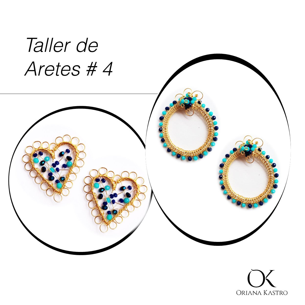 Taller de Aretes en Alambrismo - Nivel 4